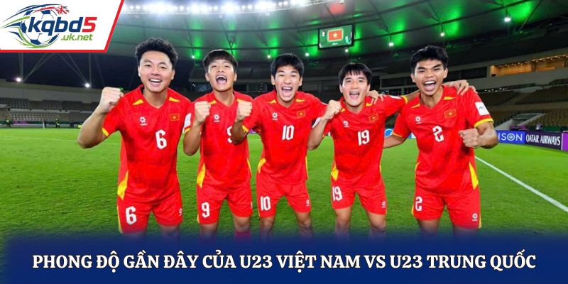 Soi kèo U23 Việt Nam vs U23 Trung Quốc dựa vào phong độ