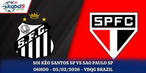 Soi Kèo Santos SP Vs Sao Paulo SP: 06h00 - 05/02/2026 - VĐQG Brazil
